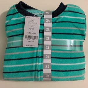 Carter’s fleece lion footie pajamas, 2T.
